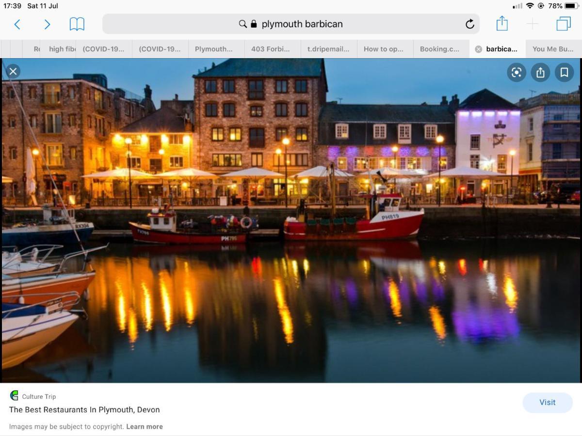 Apartmán Mitre Court - Plymouth Barbican Exteriér fotografie